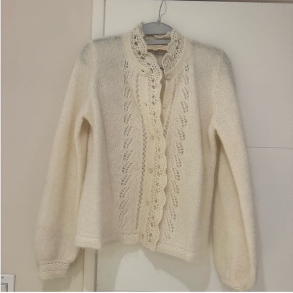 Sezane Angie Cardigan Ecru XS - Picture 5 of 6